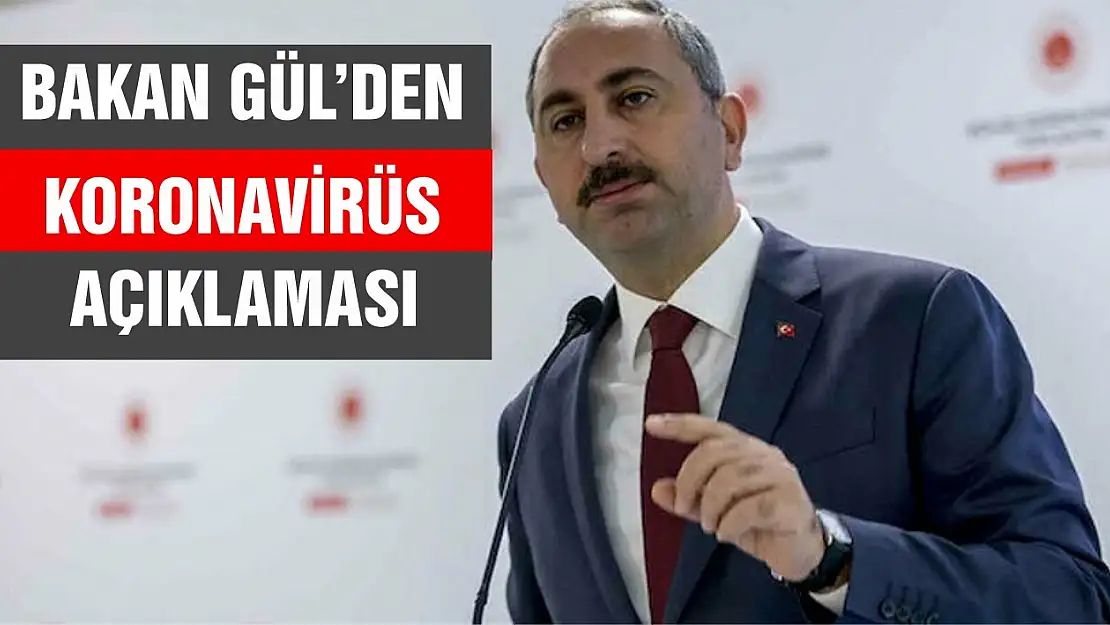 Bakan Gül'den koronavirüs açıklaması