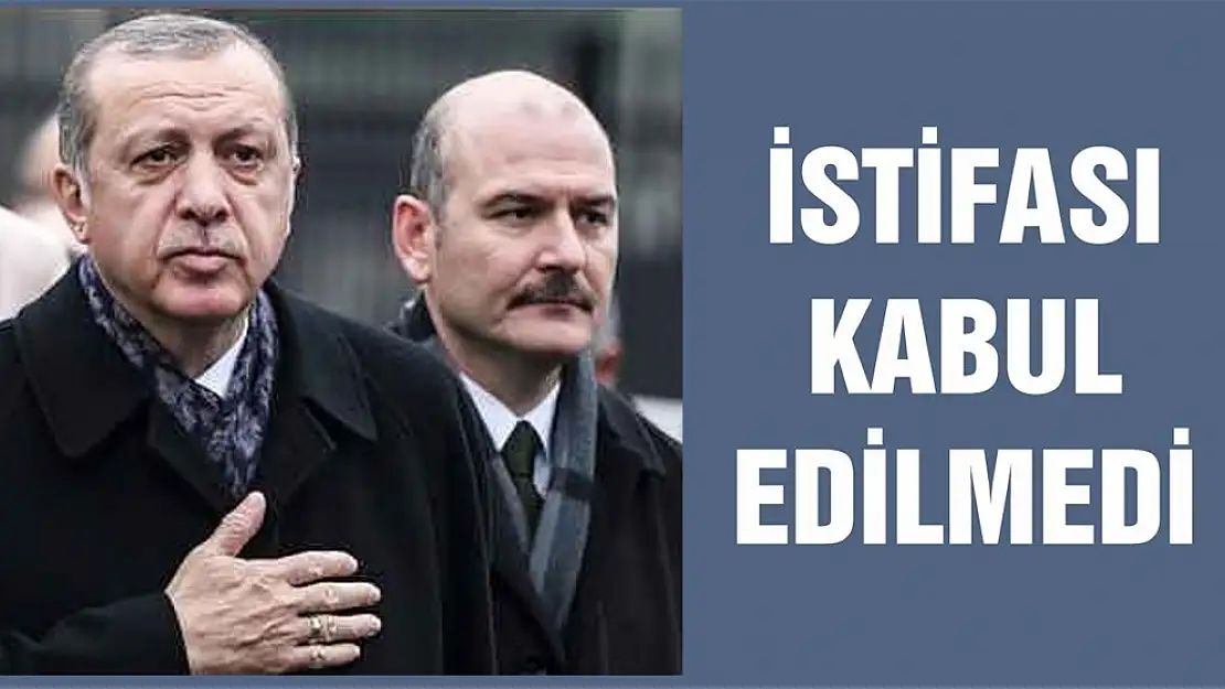 İstifası kabul edilmedi!