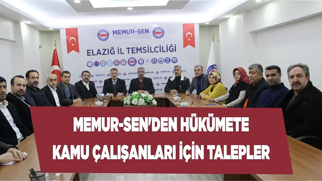 Memur-Sen'den Hükümete Kamu Çalışanları İçin Talepler