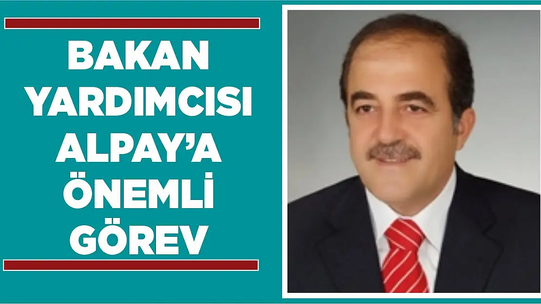 Bakan Yardımcısı Alpay'a Önemli Görev