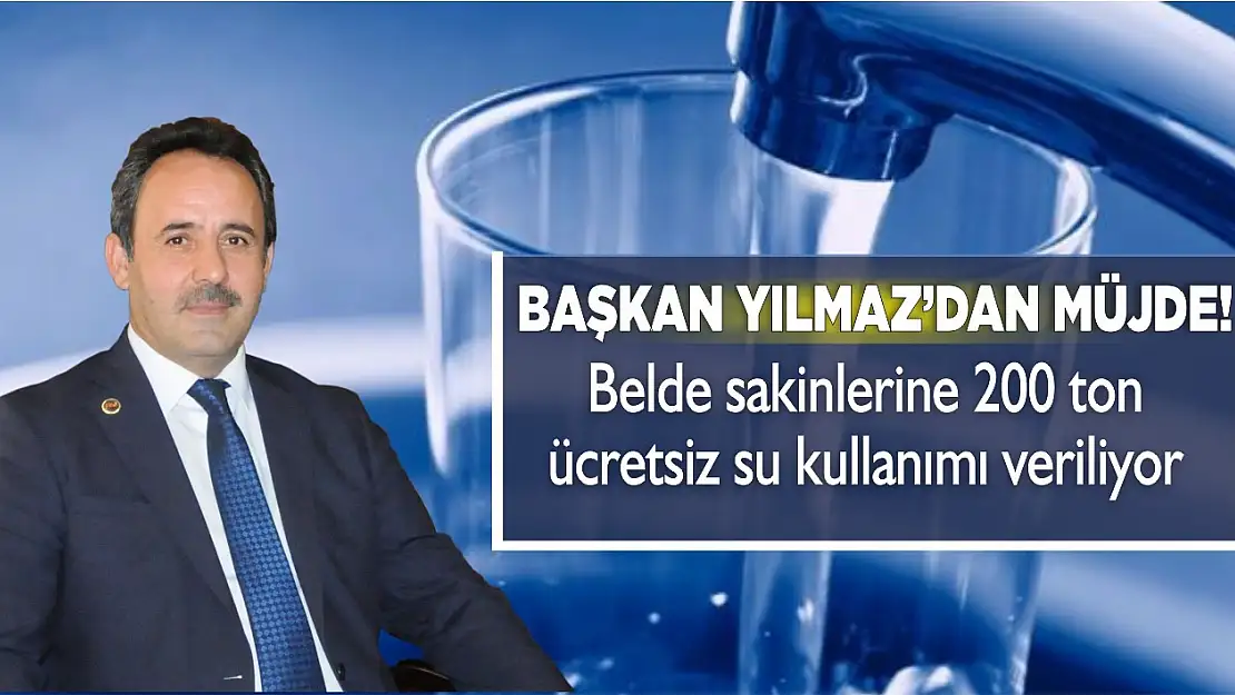 Başkan Yılmaz'dan Belde Sakinlerine Müjde!