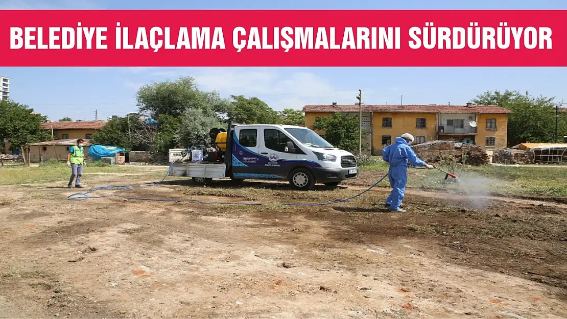 Belediye Veteriner Ekipleri İlaçlama Çalışmalarını Sürdürüyor