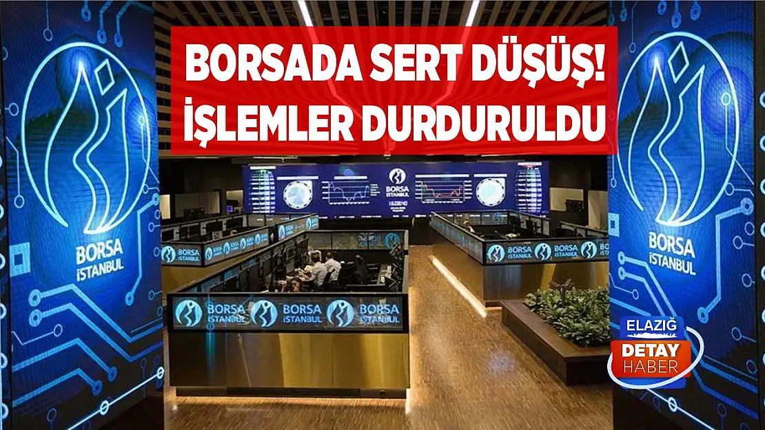 Borsada sert düşüş!