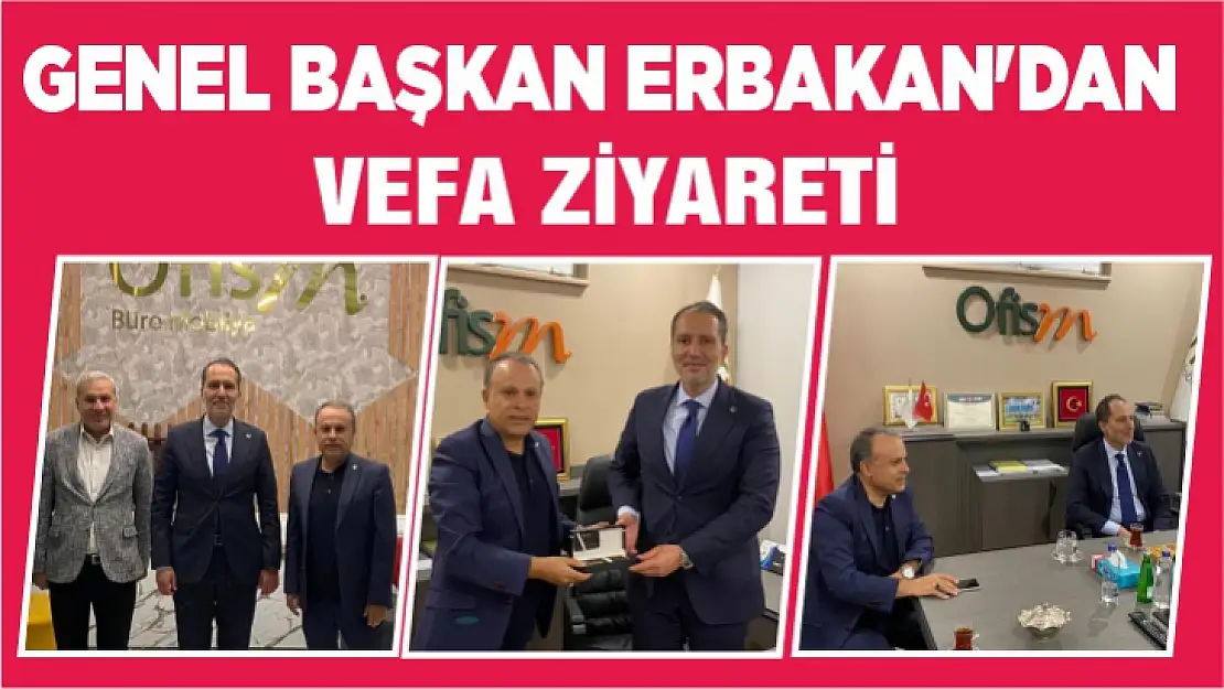 Genel Başkan Erbakan'dan vefa ziyareti