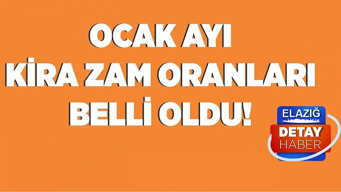 Ocak ayı kira zam oranları belli oldu!