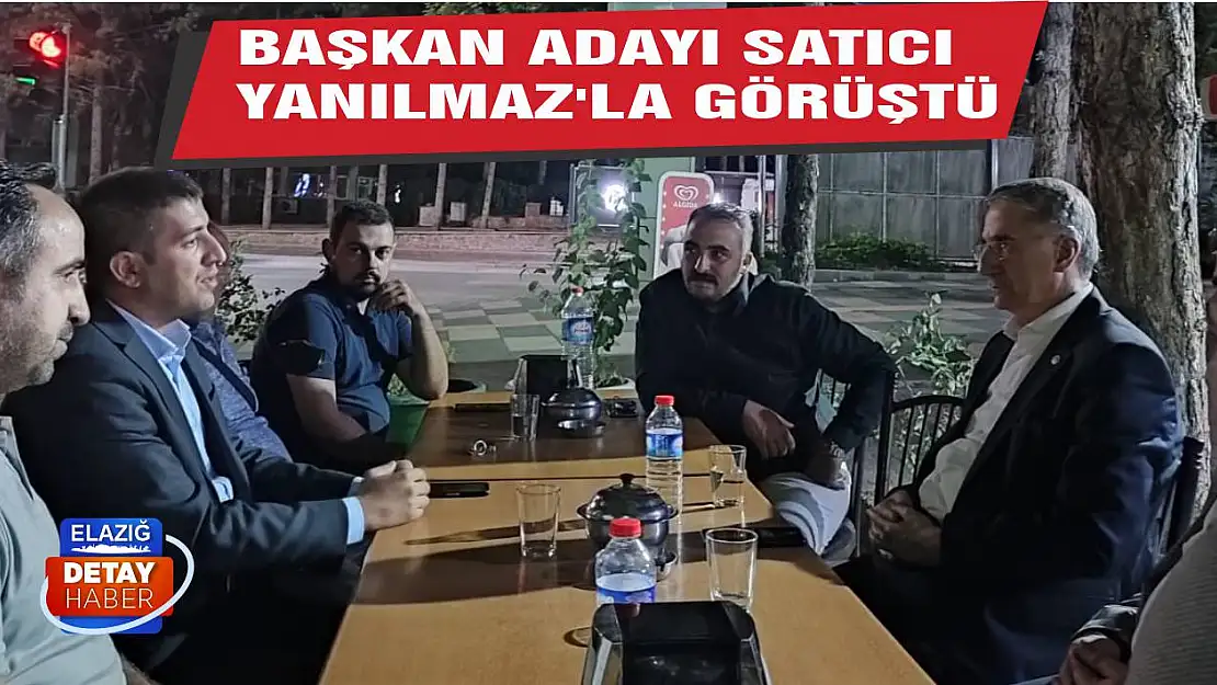 Başkan Adayı Satıcı, Yanılmaz'la Görüştü