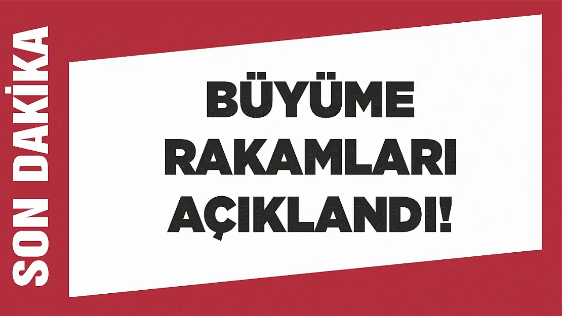 Büyüme rakamları açıklandı