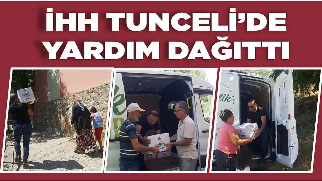 İHH İnsani Yardım Derneği Tunceli'de Yardım Dağıttı