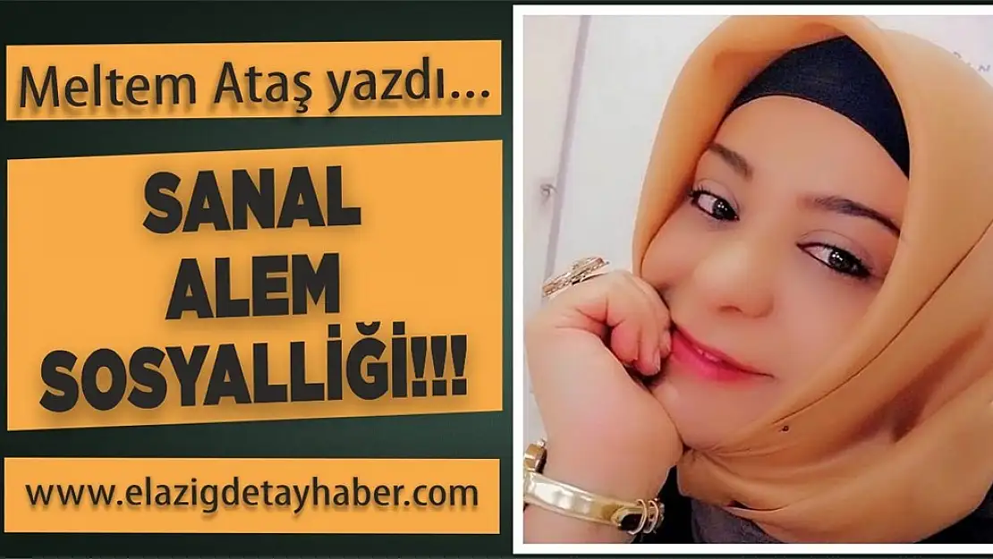 Meltem Ataş Yazdı 'Sanal Alem Sosyalliği'