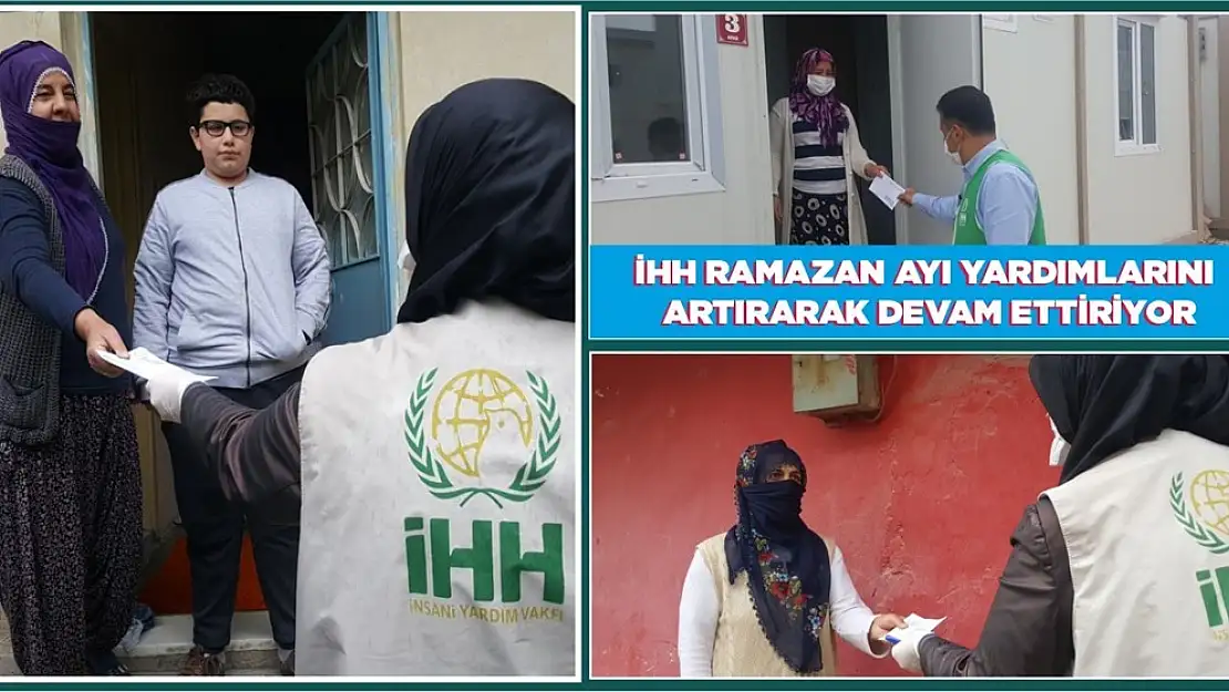 İHH Ramazan Ayı Yardımlarını Artırarak Devam Ettiriyor