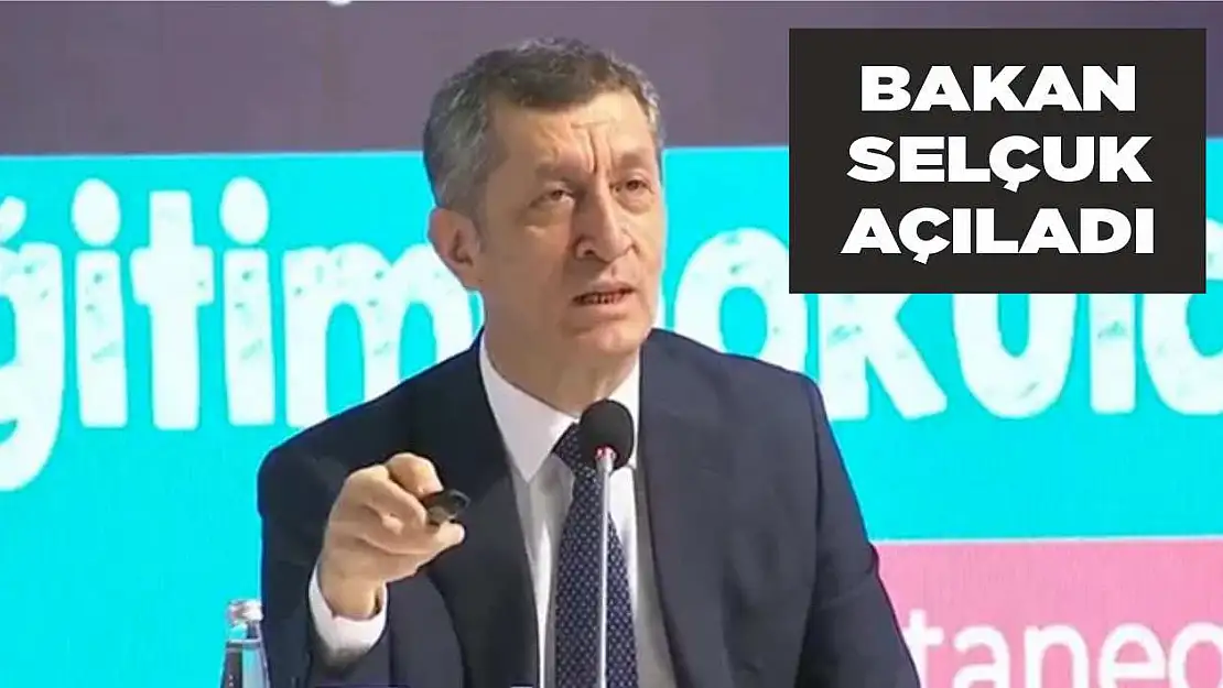 Milli Eğitim Bakanı Ziya Selçuk açıkladı!