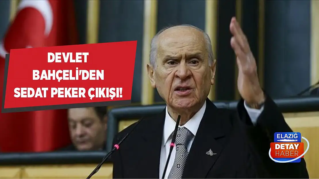 Devlet Bahçeli'den Sedat Peker çıkışı!