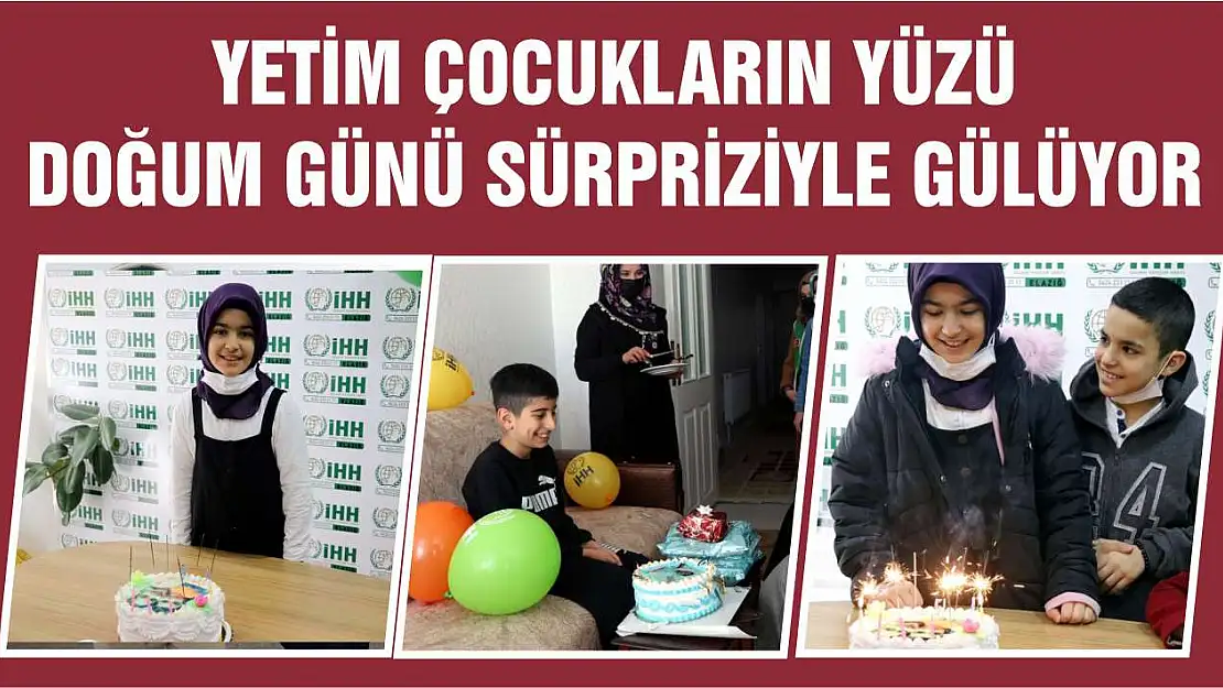 Yetim Çocukların Yüzü Doğum Günü Sürpriziyle Gülüyor