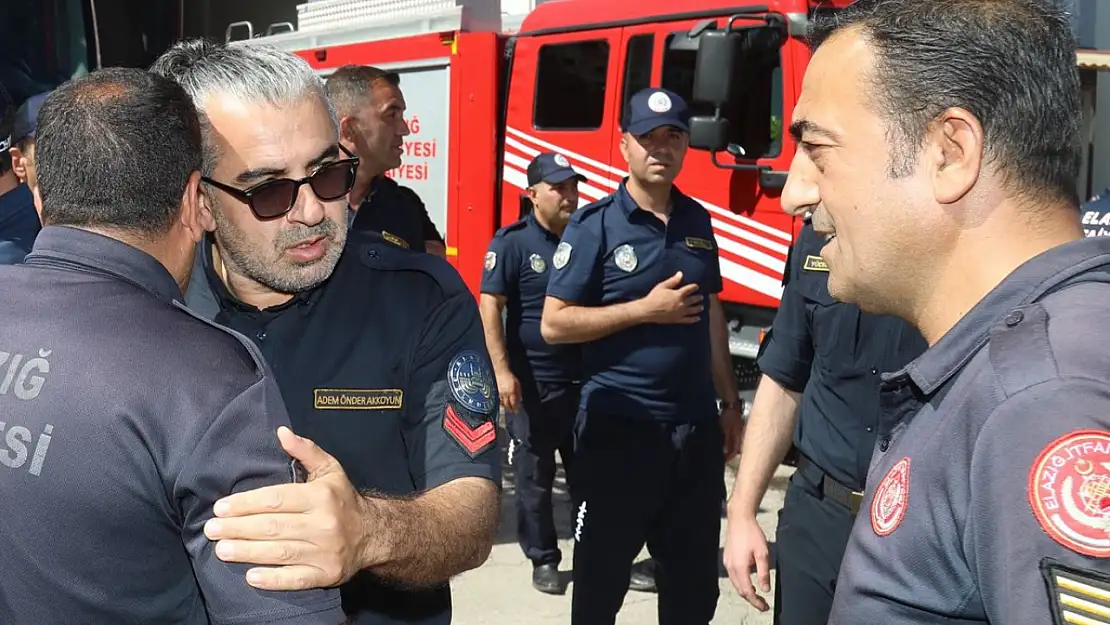 Hatay'daki orman yangınına Elazığ Belediyesi'nden destek