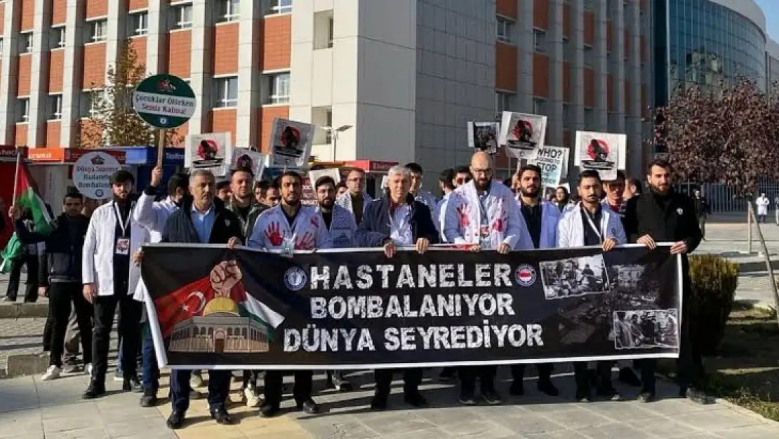 Hekimler ve Sağlık Çalışanları Terör Soykırım ve İşgale Karşı Yürüyor!