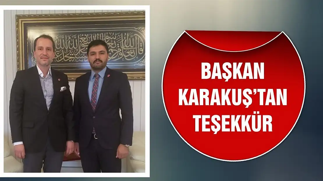 Teşkilat Mensuplarına Teşekkür Etti