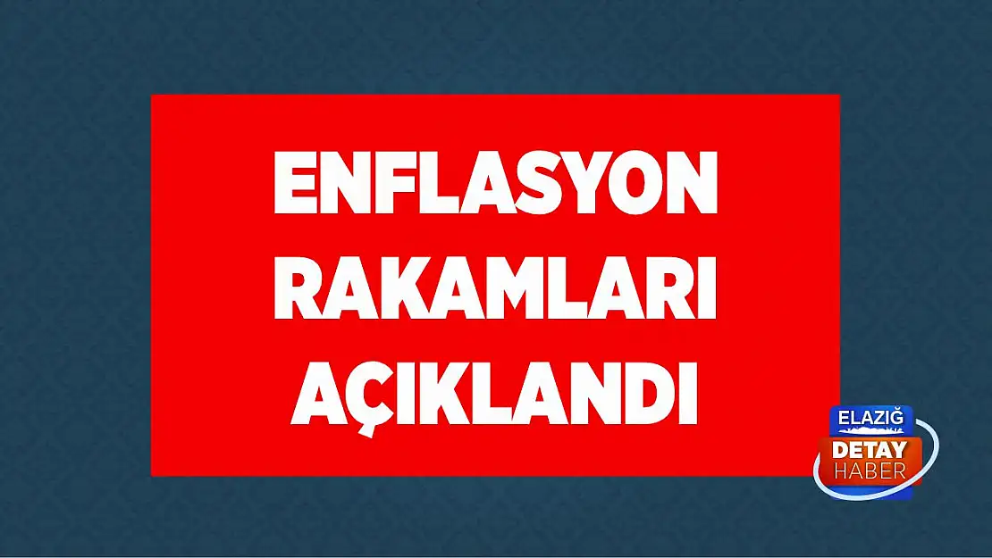 Enflasyon rakamları açıklandı