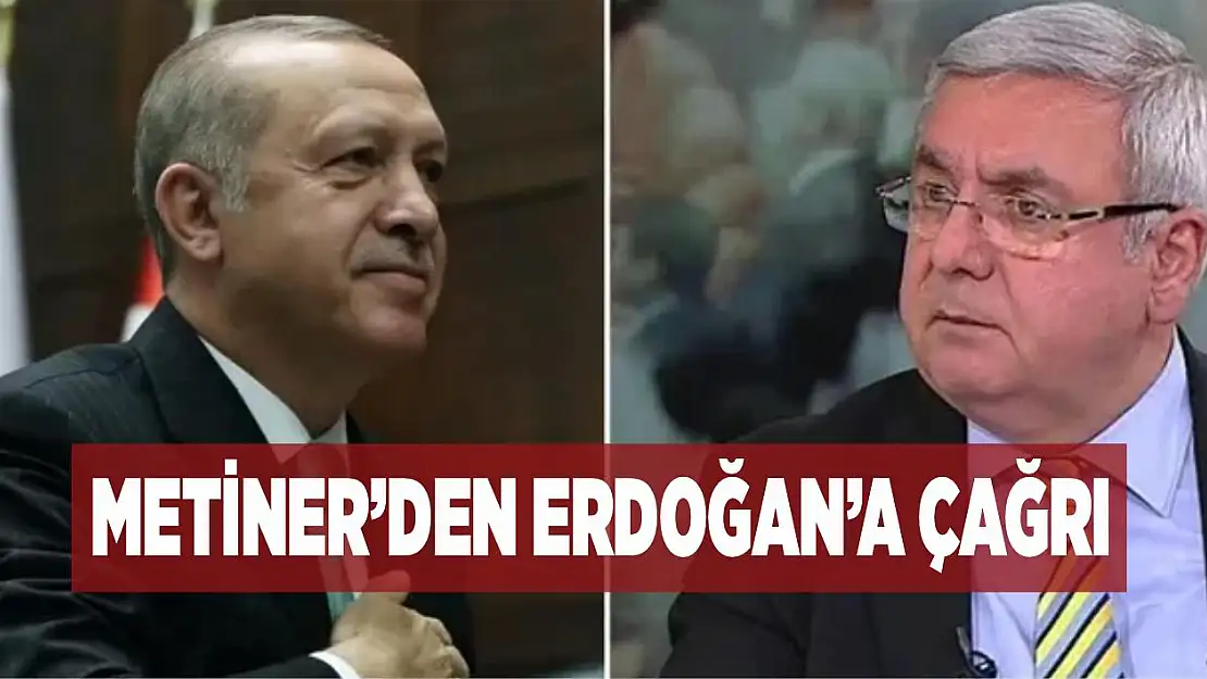 Mehmet Metiner'den Cumhurbaşkanı Erdoğan'a çağrı!