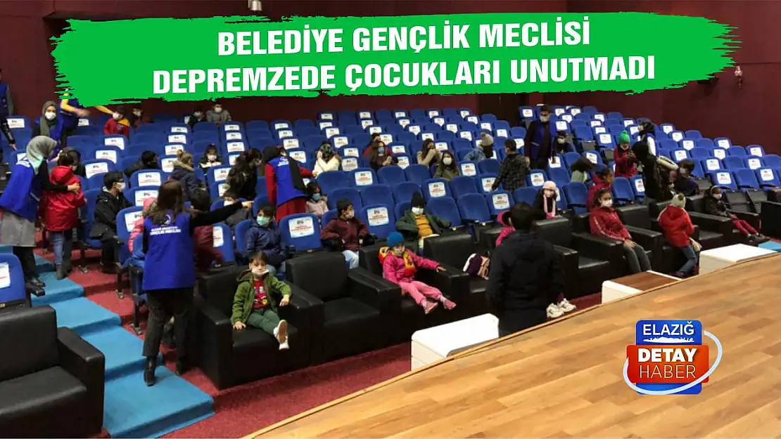 Belediye Gençlik Meclisi Depremzede Çocukları Unutmadı