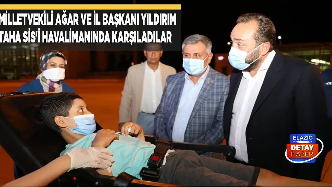 Milletvekili Ağar ve İl Başkanı Yıldırım Taha Sis'i Havalimanında Karşıladılar