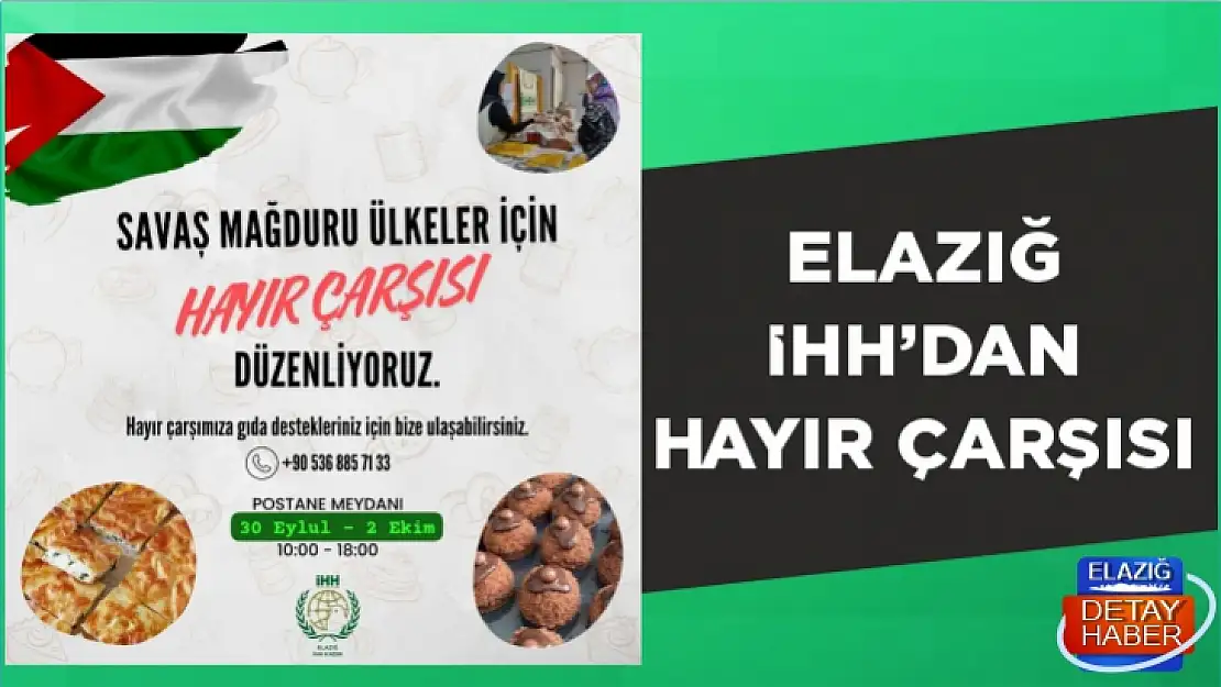 İHH'dan savaş mağduru ülkeler için hayır çarşısı