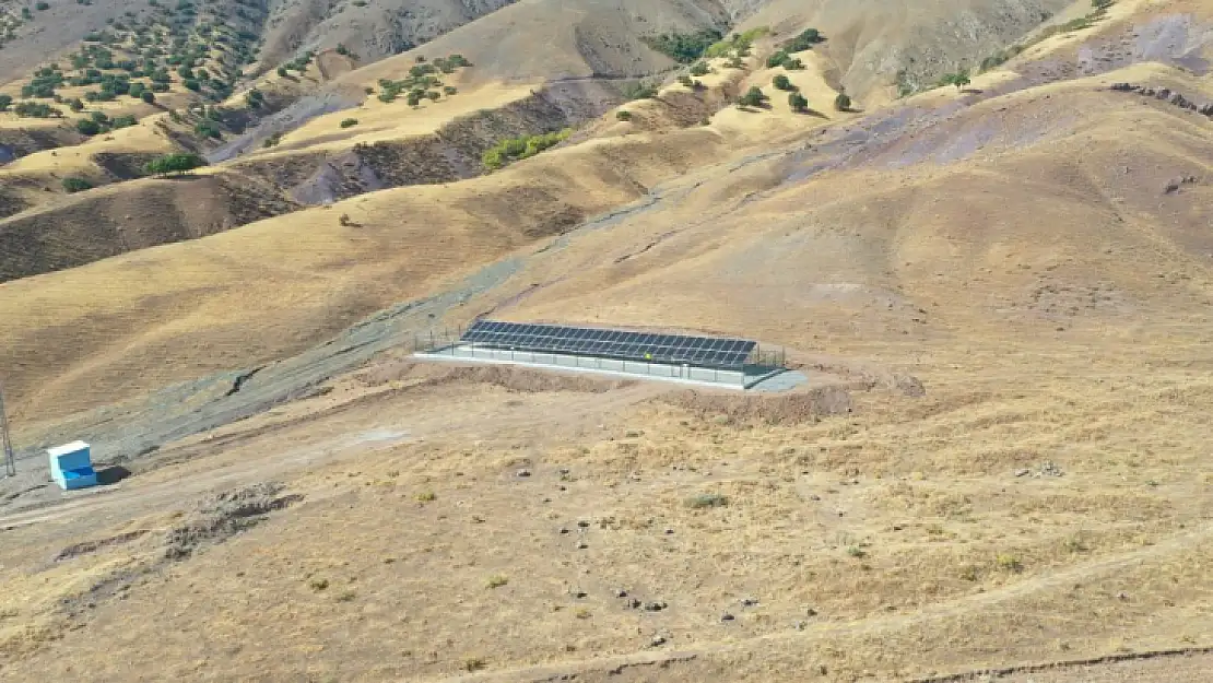 İl Özel İdaresinden güneş enerjisi sistemli içme suyu tesisi 