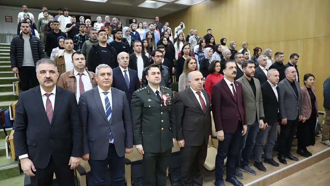 İstiklal Şairi Mehmet Akif Ersoy Fırat Üniversitesi'nde anıldı