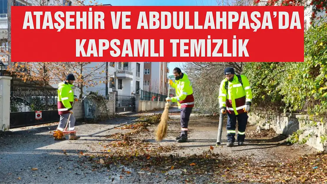 Ataşehir ve Abdullahpaşa'da Kapsamlı Temizlik