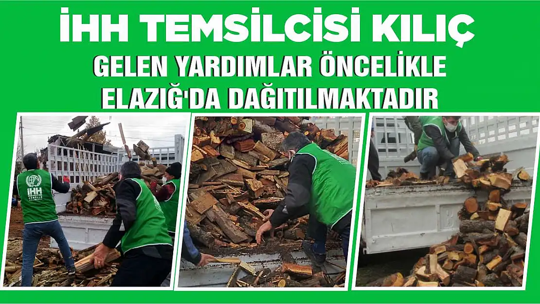 İhh Temsilcisi Kılıç Gelen Yardımlar Öncelikle Elazığ'da Dağıtılmaktadır