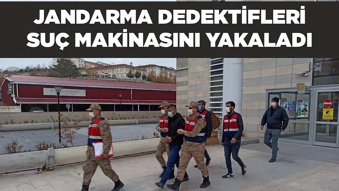 Jandarma Dedektifleri  (JASAT) suç makinasını yakaladı