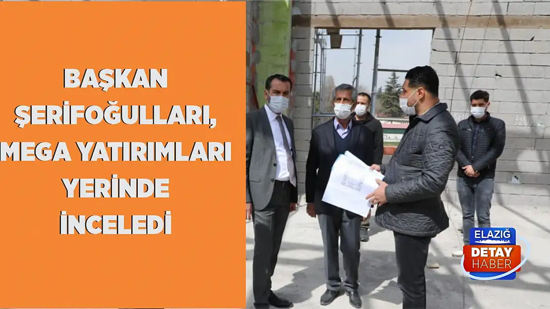 Başkan Şerifoğulları, Mega Yatırımları Yerinde İnceledi