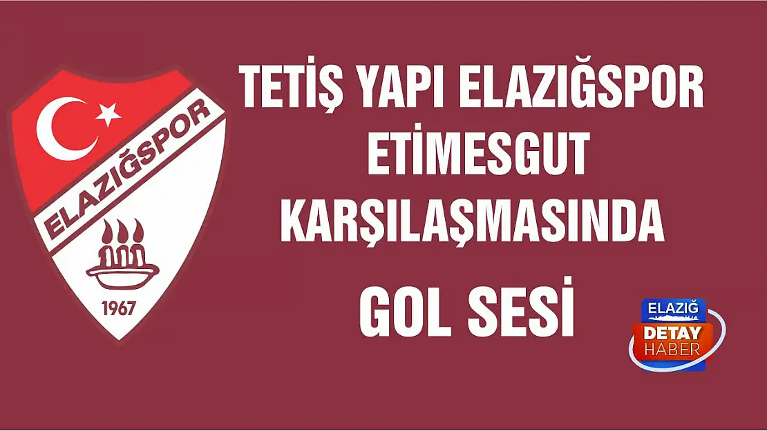 Tetiş Yapı Elazığspor – Etimesgut Karşılaşması