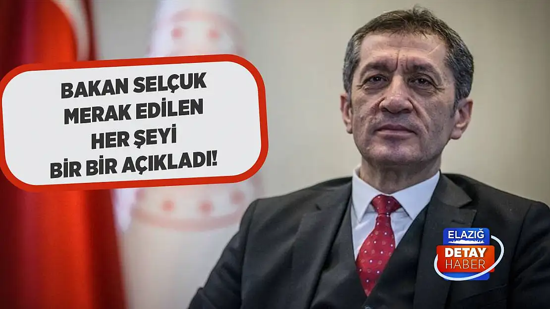 Milli Eğitim Bakanı Ziya Selçuk açıkladı Yaz tatili tarihi belli oldu!