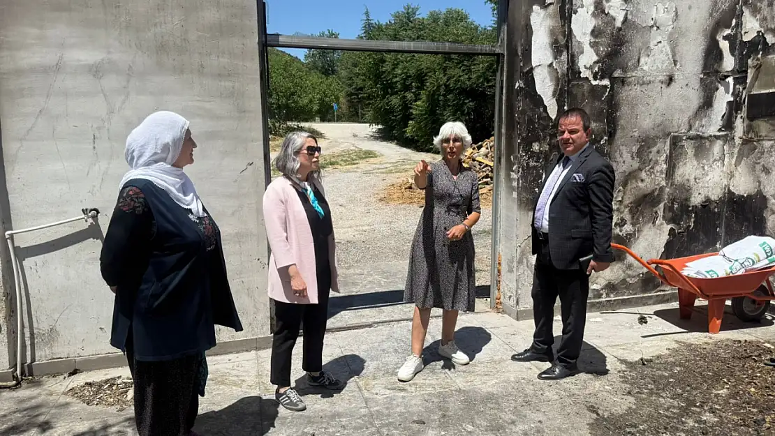 Kent Konseyi'nden Ağın Kadın Kooperatifine ziyaret