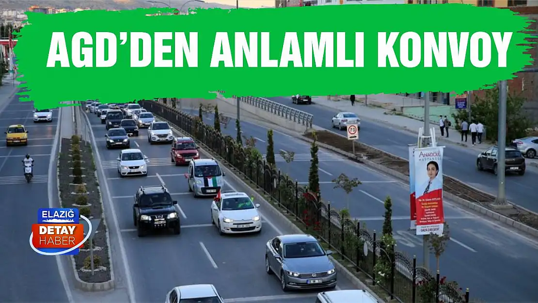 İsrail'in Filistinlilere Saldırıları Konvoy Oluşturularak Protesto Edildi