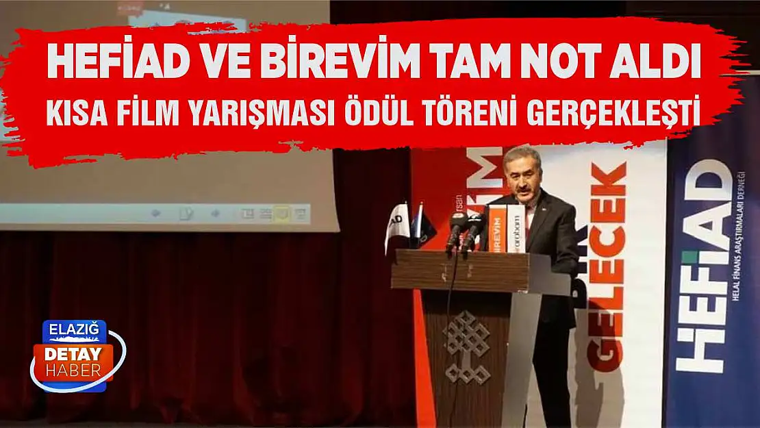 HEFİAD ve BİREVİM Tam Not Aldı Kısa Film Yarışması Ödül Töreni Gerçekleşti