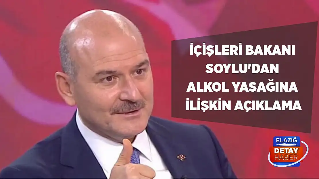 İçişleri Bakanı Soylu'dan alkol yasağına ilişkin açıklama