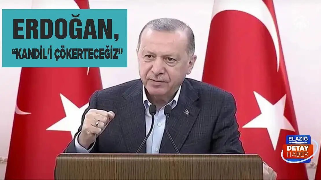 Erdoğan, 'Kandil'i Çökerteceğiz'