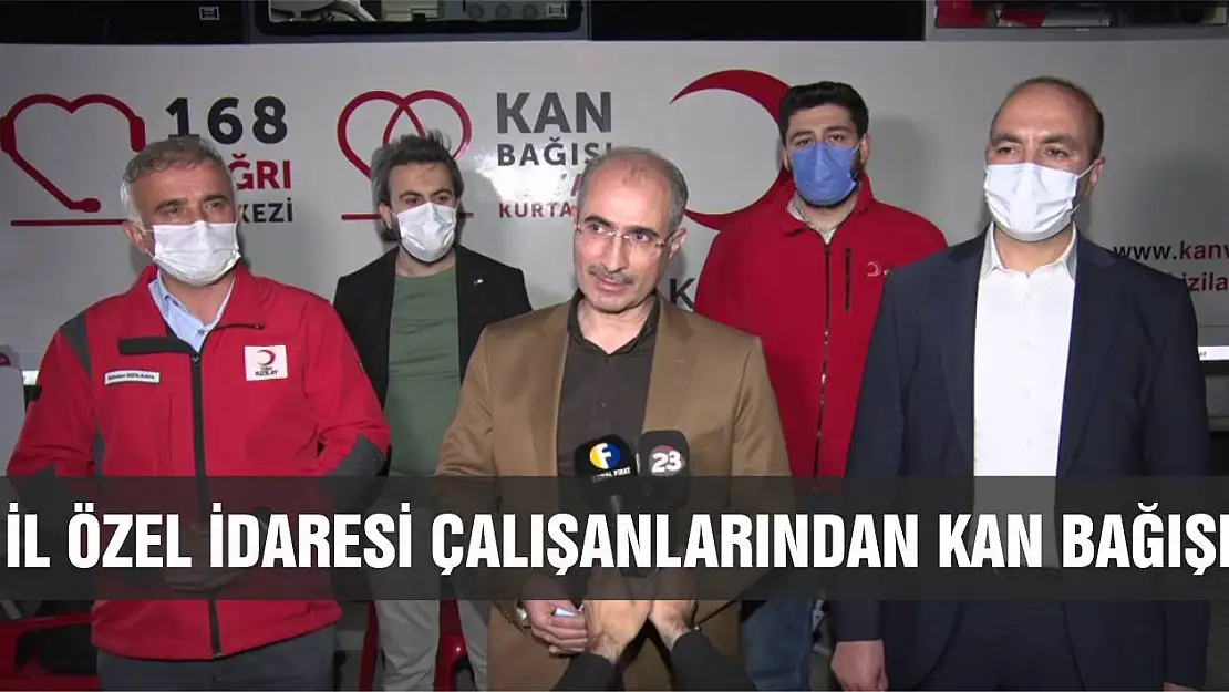 İl Özel İdaresi Çalışanlarından Kan Bağışı