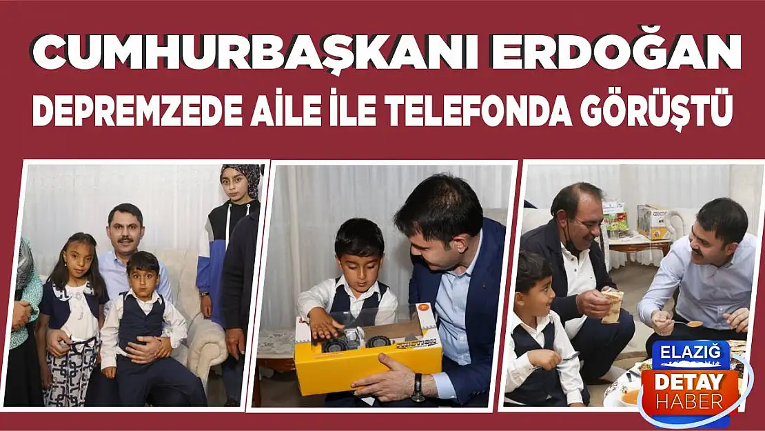 Cumhurbaşkanı Erdoğan Depremzede Aile İle Telefonda Görüştü