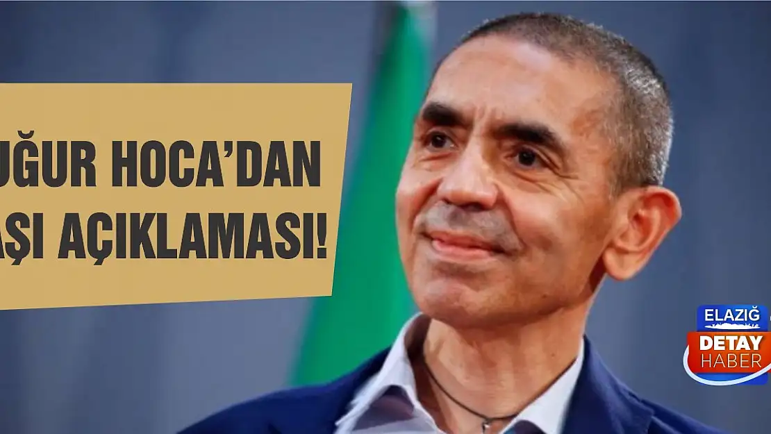 Uğur Şahin'den aşı açıklaması!