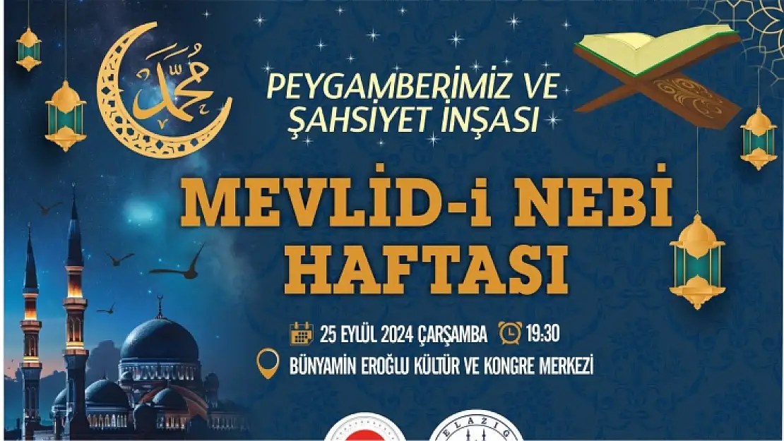 Mevlid-i Nebi haftası programına davet