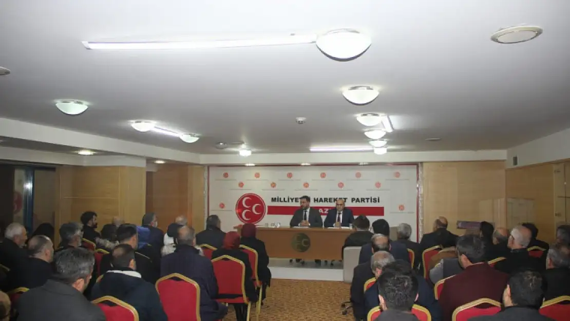 MHP Elazığ Merkez İlçe Başkanlığında devir teslim töreni 