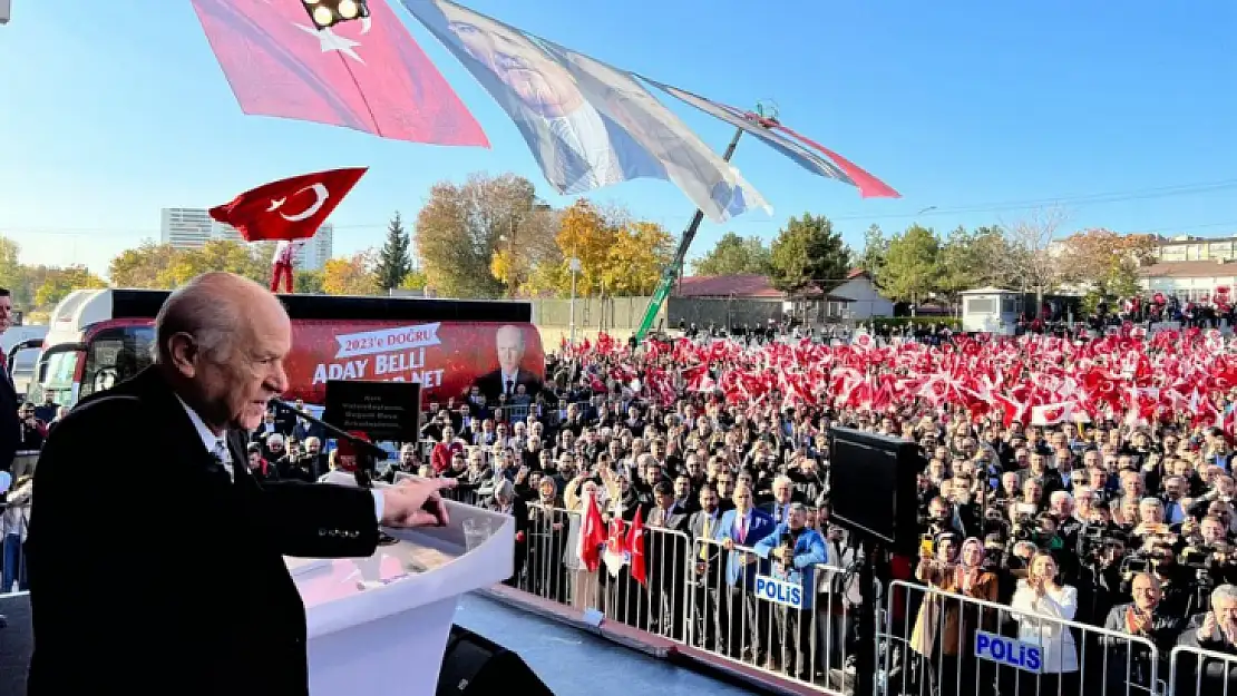 MHP Lideri Bahçeli, Elazığlılara seslendi 