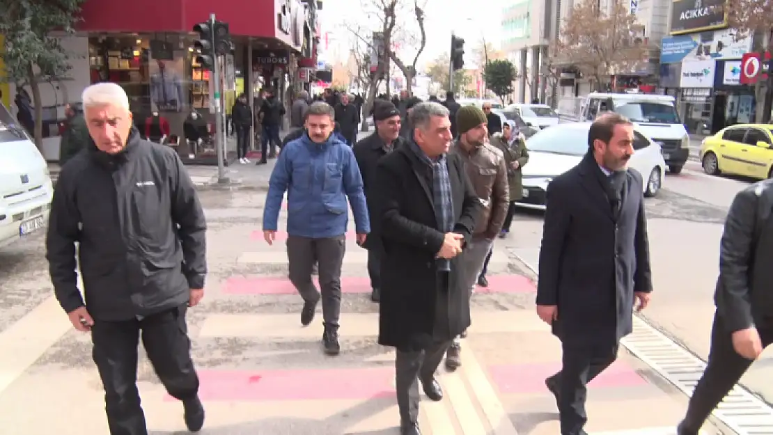 Milletvekili Erol, Gazi Caddesi ve Üniversite Hastanesinde incelemelerde bulundu