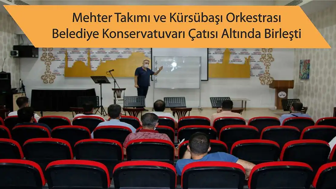 Mehter Takımı ve Kürsübaşı Orkestrası, Belediye Konservatuvarı Çatısı Altında Birleşti