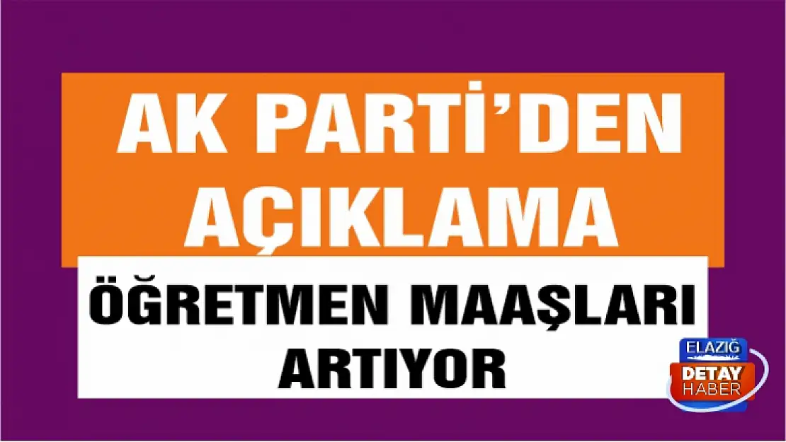 Öğretmen maaşları artıyor