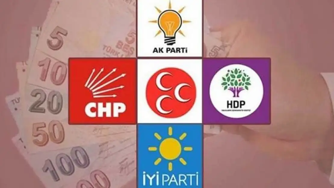 Partilerin hazineden alacağı yardımlar belli oldu