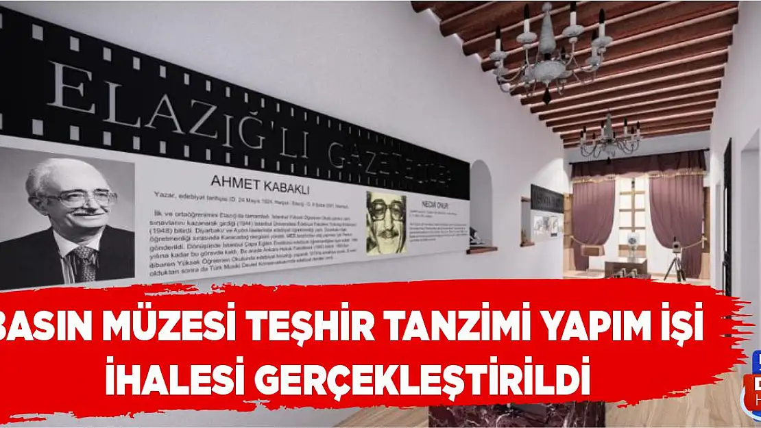 Basın Müzesi Teşhir Tanzimi Yapım İşi İhalesi Gerçekleştirildi