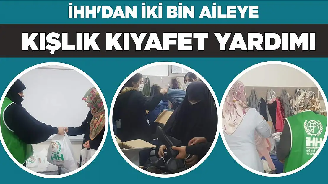 İHH'dan İki Bin Aileye Kışlık Kıyafet Yardımı